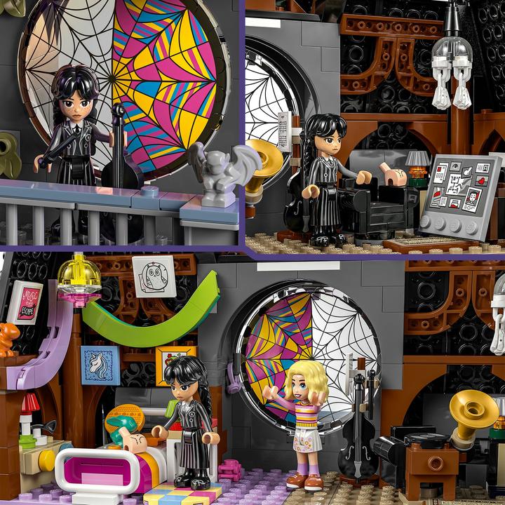 Produktbild LEGO Wednesdays und Enids Zimmer im Studentenwohnheim (76781, LEGO Wednesday, LEGO Seltene Sets)