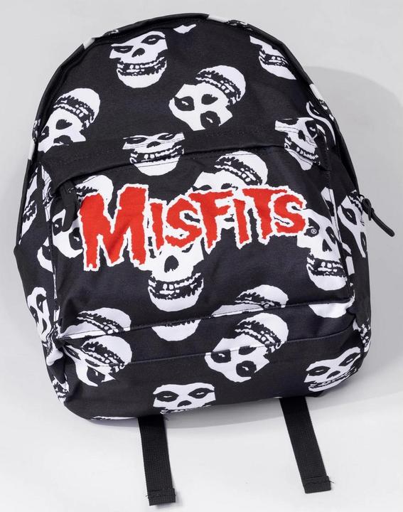 Actual product image Misfits Skull logo backpack