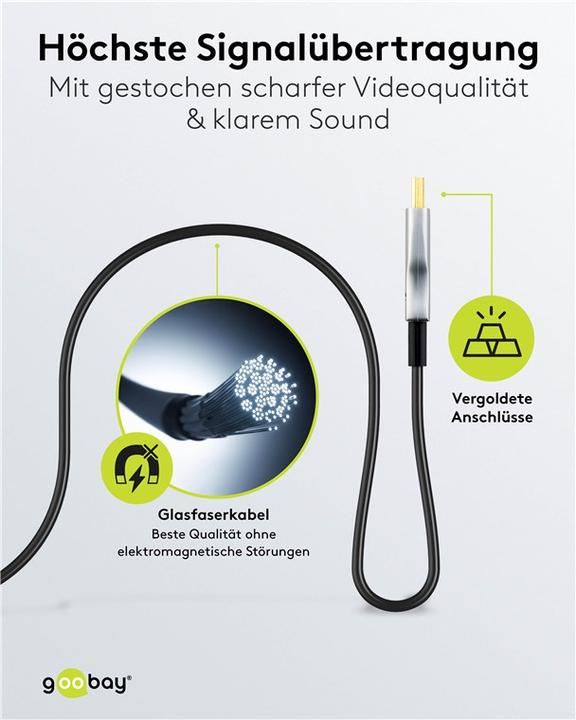 Image du produit Goobay HDMI (Typ A) — HDMI (Typ A) (10 m, HDMI)