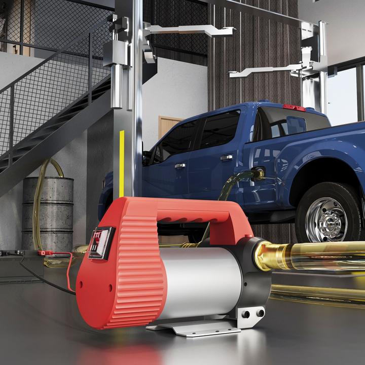 Immagine prodotto Wiltec Pompa di trasferimento autoadescante per olio bio diesel 12V/160W 40l/min H/D Portalbe