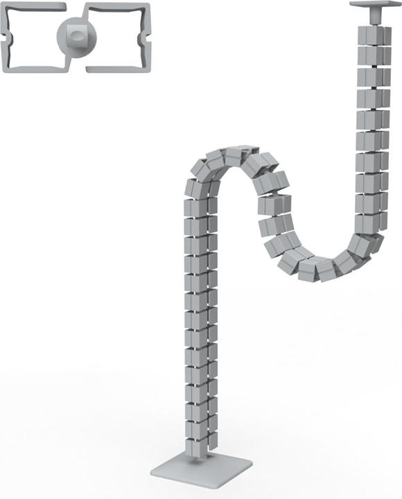Immagine prodotto OK-Line Canalina per cavi EXIT G2, argento-grigi (Tubazione, 0.13 cm)