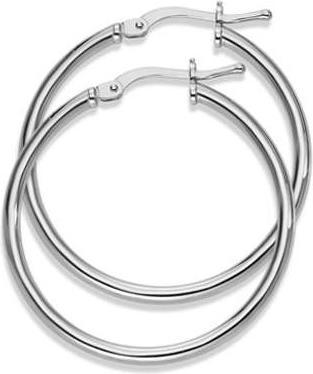 Produktbild Natsumi Schmuck Creolen Silber 925 Ø 30mm rund (925 Sterling Silber)