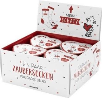 Produktbild Sheepworld Zaubersocken Motiv 'Schatz' (8er Pack, 36 - 40)