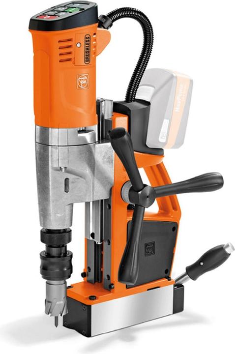 Actual product image Fein AKBU 35 PMQW Select 18 V Brushless Li-Ion Battery Magnetic Core Drill up to 35 mm Solo in Case (Rechargeable battery operated)