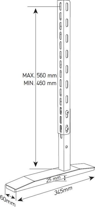 Produktbild DSS Twin 80 (Universal, 80", 80 kg)
