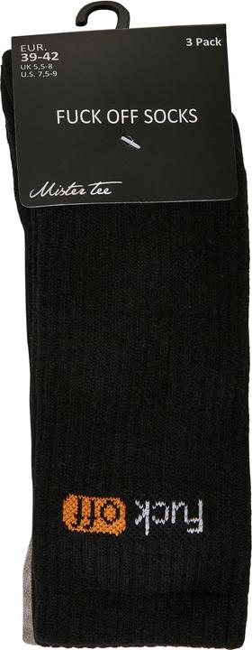 Immagine prodotto Mister Tee Calzini Fuck Off 3-Pack (confezione da 3, 35 - 38)