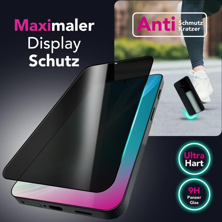 Produktbild Nalia AntiSpyX - Privacy Schutzglas mit Blickschutz - Full Display Screen Protection 9H Tempered Glass (1 Stück, Google Pixel 9)