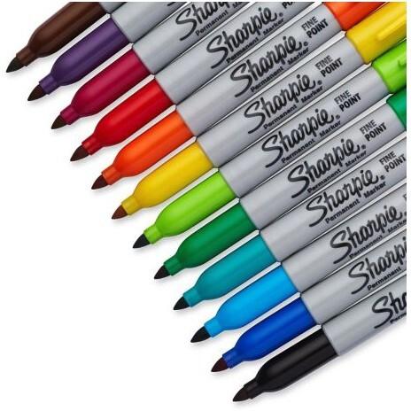 Produktbild Sharpie Permanent Marker Set ”Electro Pop” (Multicolor, 1 mm, 20 x)