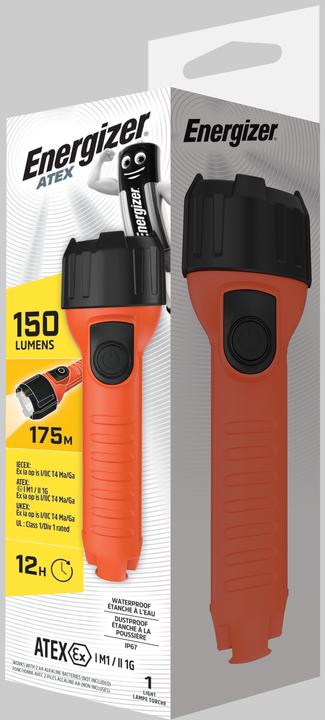 Actual product image Energizer Flashlight Atex Light 2AA (5.50 cm, 150 lm)