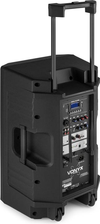 Immagine prodotto Eminence met Bluetooth - Vonyx VSA500BP - 800 Watt - Partybox - 2 microfoni draadloze - 1 microfono heaset (Attivo)