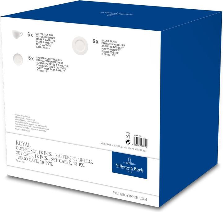 Image du produit Villeroy & Boch Service à café 18 pcs. Royal (18 pièce(s))