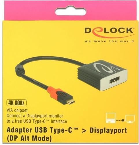 Image du produit Delock Adaptateur de moniteur USB Type-C vers HDMI (HDMI, 20 cm)