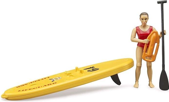 Actual product image Bruder bworld Life Guard with Stand Up Paddle