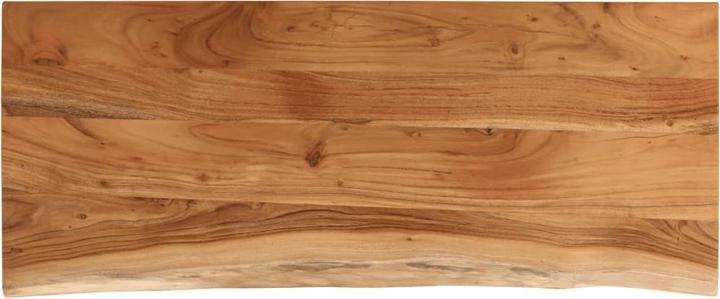 Immagine prodotto VidaXL Piano del tavolo rettangolare con bordo ad albero Piano del mobile in legno massiccio di acacia