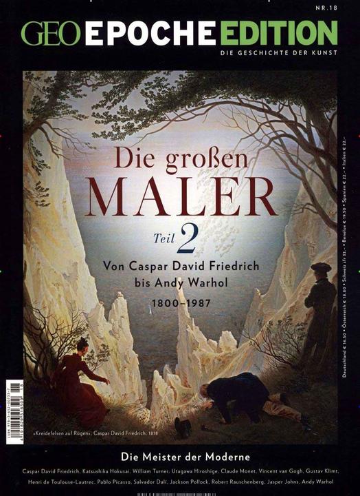 Produktbild GEO Epoche Edition 18/2018 - Die grossen Maler Teil 2 (Deutsch, Michael Schaper, 2019)