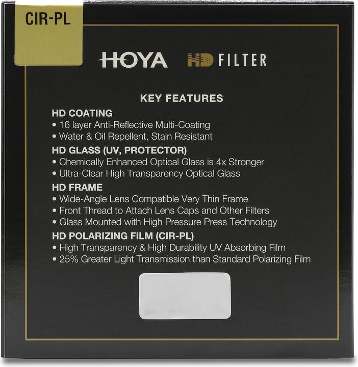 Immagine prodotto Hoya HD CIR-PL Filter (37 mm, Filtri polarizzanti)