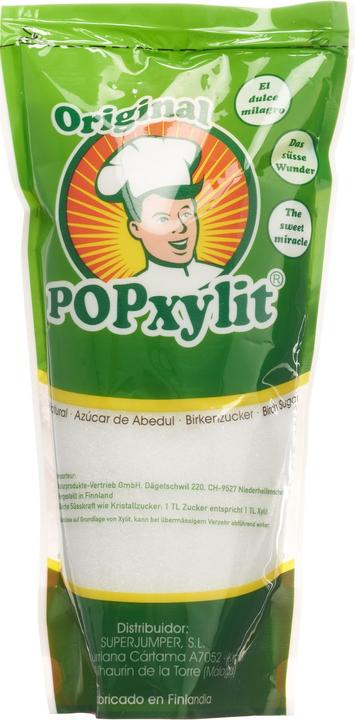 Actual product image POPxylit Original birch sugar from Finnish birch trees (500 g)