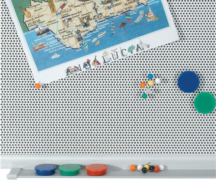 Image du produit Franken Tableau pour notes X-tra!Line textile avec grille métallique (Tableau noir, 90 x 60 cm)