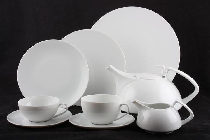 Actual product image Rosenthal Teapot 6 persons/4 pcs - TAC Gropius White (1.35 l)