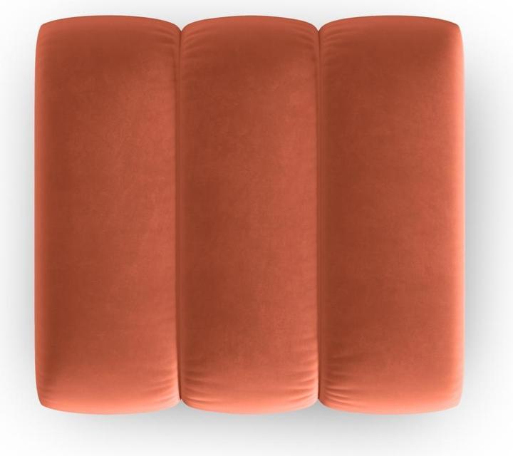Actual product image Micadoni Velvet Pouf, "Lupine", 1 Seat, 92x95x43Made in Europe (Cushioned stools)