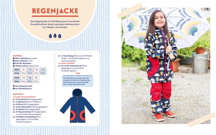 Produktbild Nähen für Kids mit Softshell (Deutsch, Julia Hennicke, 2022)