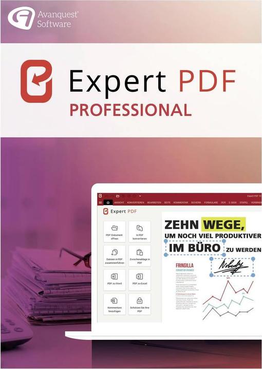 Produktbild Avanquest Expert PDF 15 Professional (Code in a Box) (1 User)