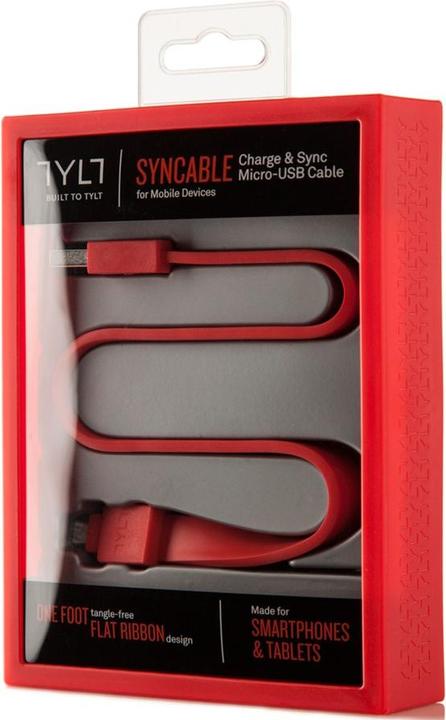 Actual product image Tylt Syncable microUSB (0.30 m, USB 2.0)