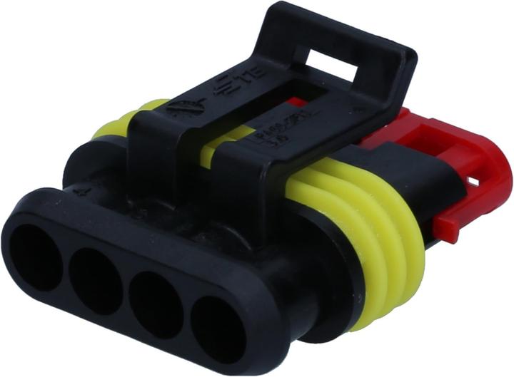 Image du produit Kalitec 100 pièces AMP 0-0282088-1 Superseal Boîtier femelle 4 pôles Boîtier vide