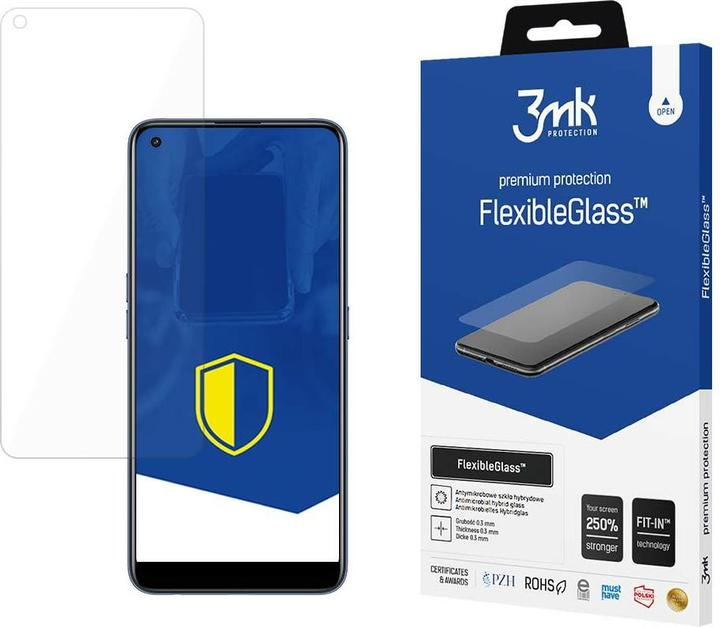 Actual product image 3MK FlexibleGlass Realme 7 Pro Szkło Hybrydowe (1 Piece, Realme 7 Pro)