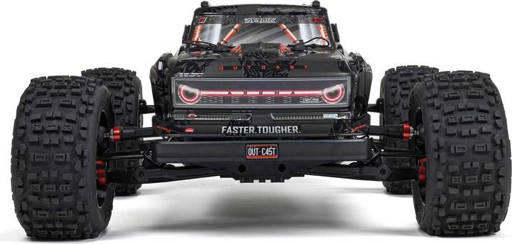 Produktbild Arrma St.Truck Outcast 8s 1:5 4wd Ep Rtr Black Brushless (RTR Ready-to-Run)