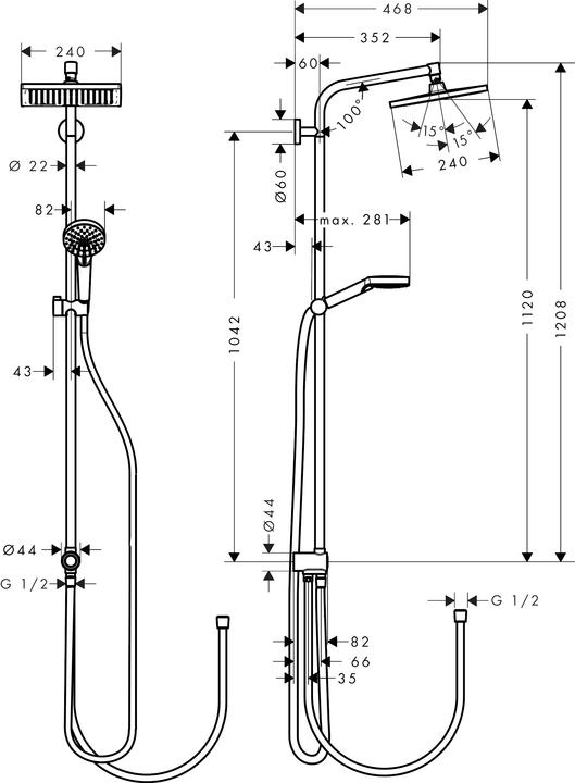 Image du produit hansgrohe Crometta E EcoSmart Reno