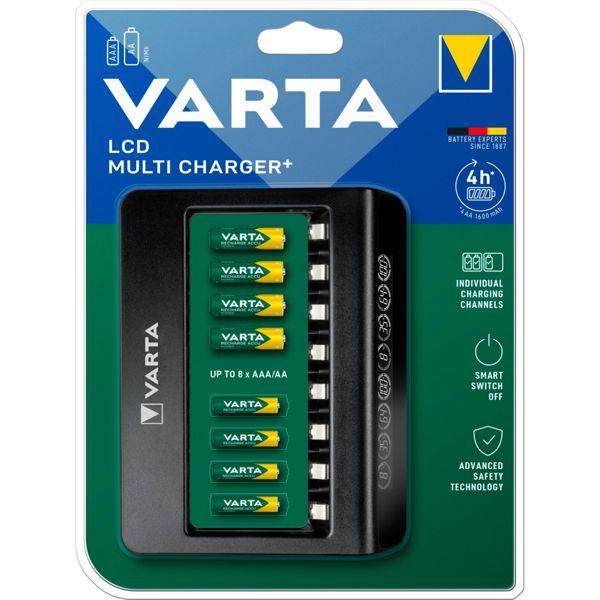 Immagine prodotto Varta Multi caricabatterie LCD+ (1 pz., AAA, AA, Caricabatterie senza batteria)