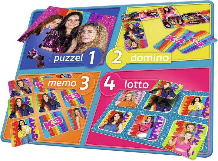 Produktbild K3 4-in-1-Spielebox