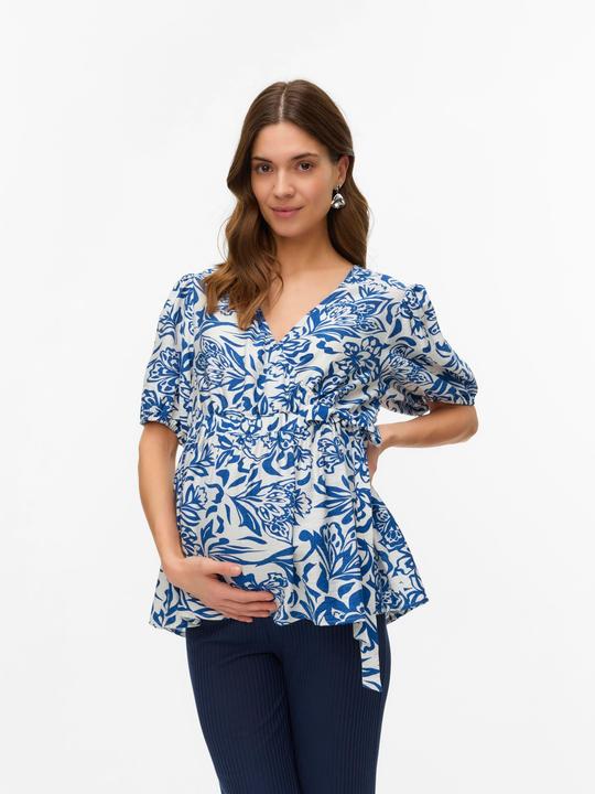 Image du produit Mamalicious Normal geschnitten V-Ausschnitt Top Bluse (XS)