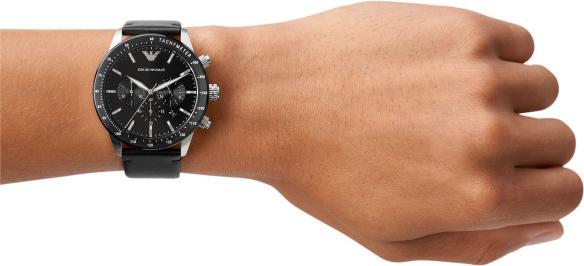 Actual product image Emporio Armani Mario (Analogue wristwatch, Chronograph, 43 mm)