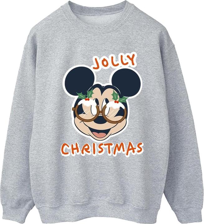 Produktbild Disney Mickey Mouse Jolly Christmas Glasses Sweatshirt (3XL)