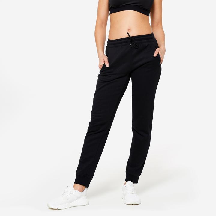 Actual product image Domyos Jogging trousers ladies slim - black (W38)
