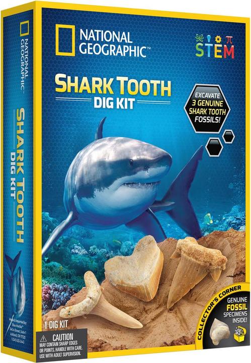 Boti National Geographic Set zur Zählung der Haifischzähne