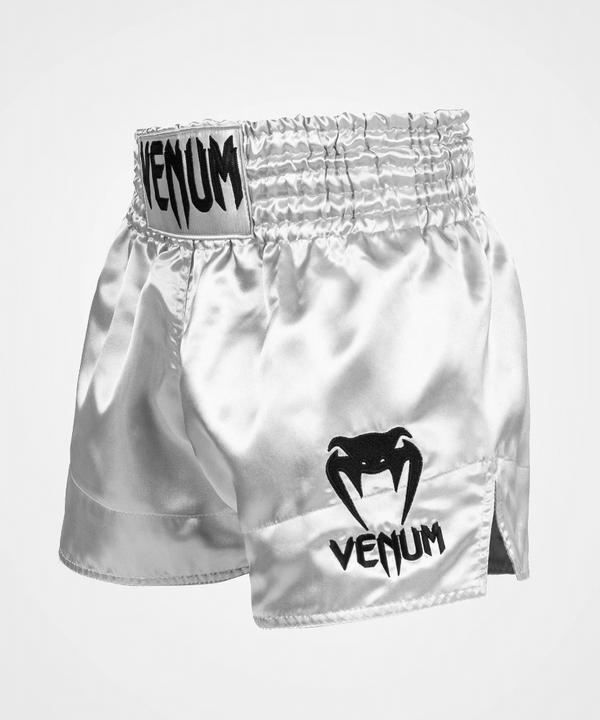 Produktbild Venum Classic Muay Thai Shorts - Silver/Black (M)