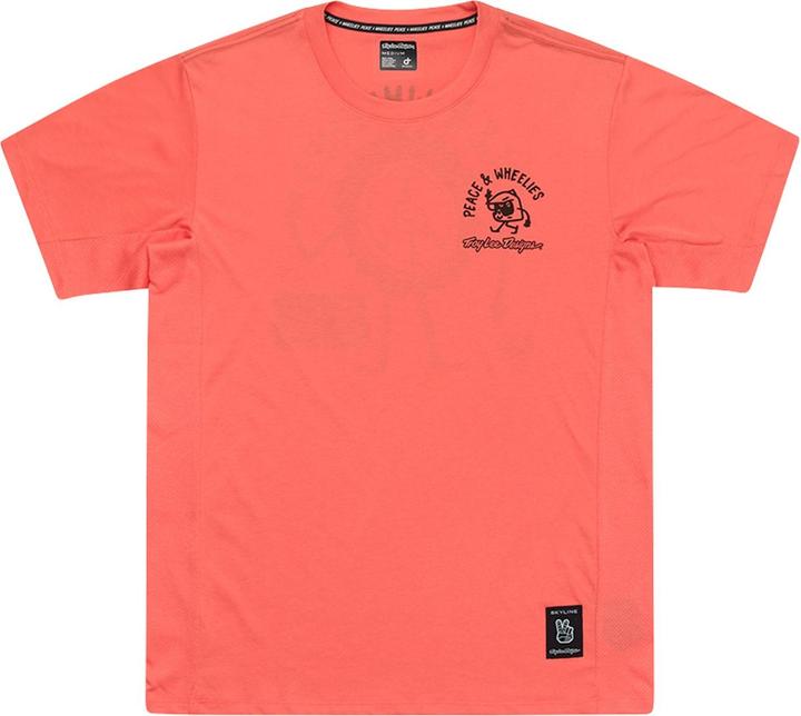 Troy Lee Designs Skyline SS Ride Tee, P&W, melon, XXL (XXL)