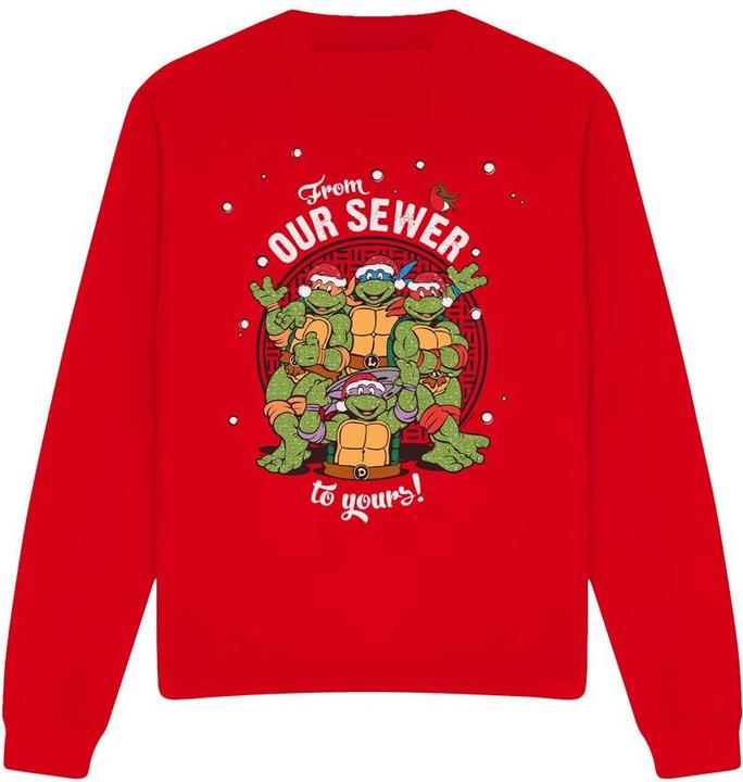 Teenage Mutant NT Merry Christmas From Our Sewer Sweatshirt
