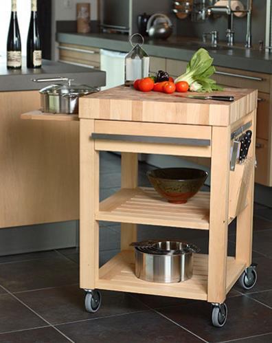 Image du produit Cristel Chariot de cuisine Cookmobil 60x60x90cm