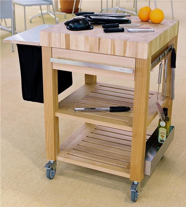 Image du produit Cristel Chariot de cuisine Cookmobil 60x60x90cm