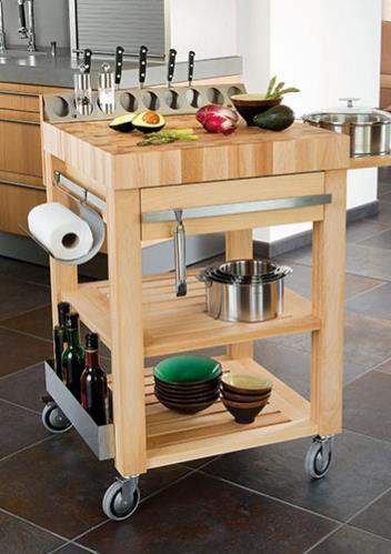 Image du produit Cristel Chariot de cuisine Cookmobil 60x60x90cm