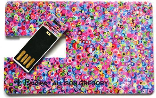 Produktbild Bodino Color Card mit USB Stick 8 GB, Electronic Spaghetti (8 GB)