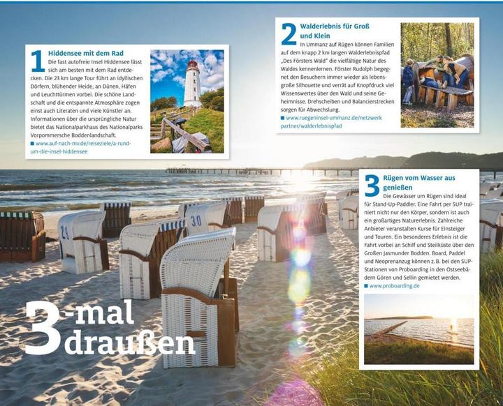 Actual product image Reiseführer Rügen mit Hiddensee und Stralsund (German, Janet Lindemann, Katja Gartz, 2022)