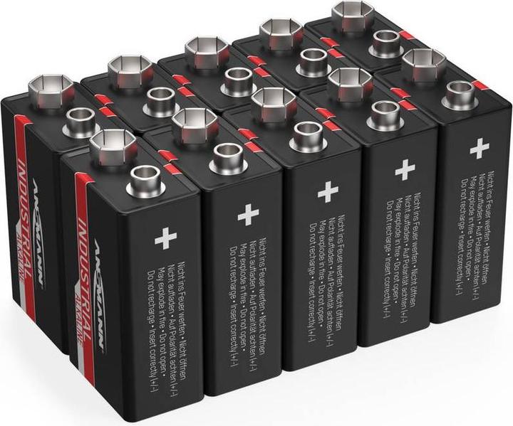 Produktbild Ansmann Industrial (10 Stk., 9V Block)
