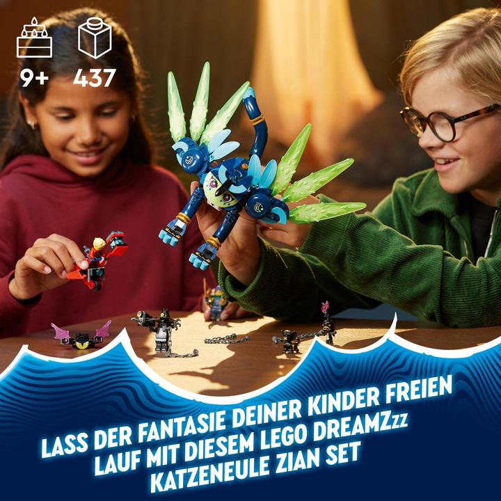 Produktbild LEGO Zoey und die Katzeneule Zian (71476, LEGO Dreamzzz)