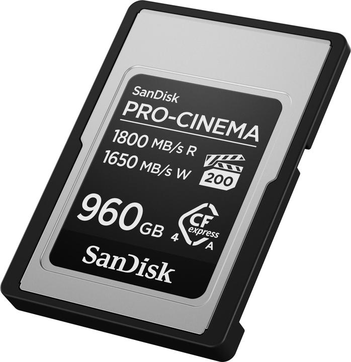 Actual product image SanDisk PRO-CINEMA CFexpress Type A Card 960GB (960 GB, CFexpress type A)