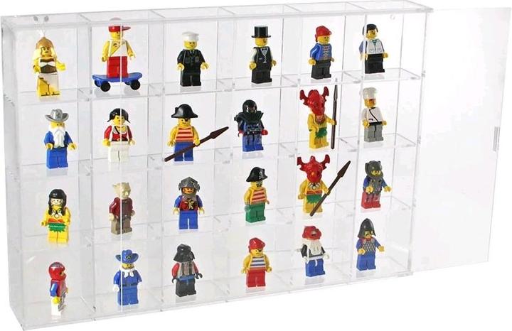 Actual product image Safe Acrylic display case with 24 compartments